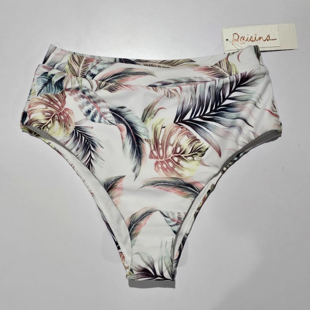 Raisins Tropics High Waist Swim Bottoms Size Small - Picture 2 of 7